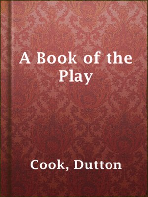 cover image of A Book of the Play